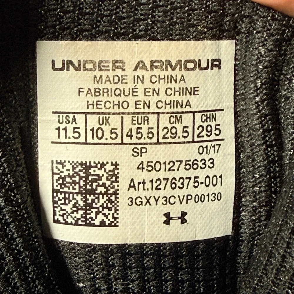 Under Armour Stellar Tactical Boots Mens Black Leather Nylon Work Boots 1268951